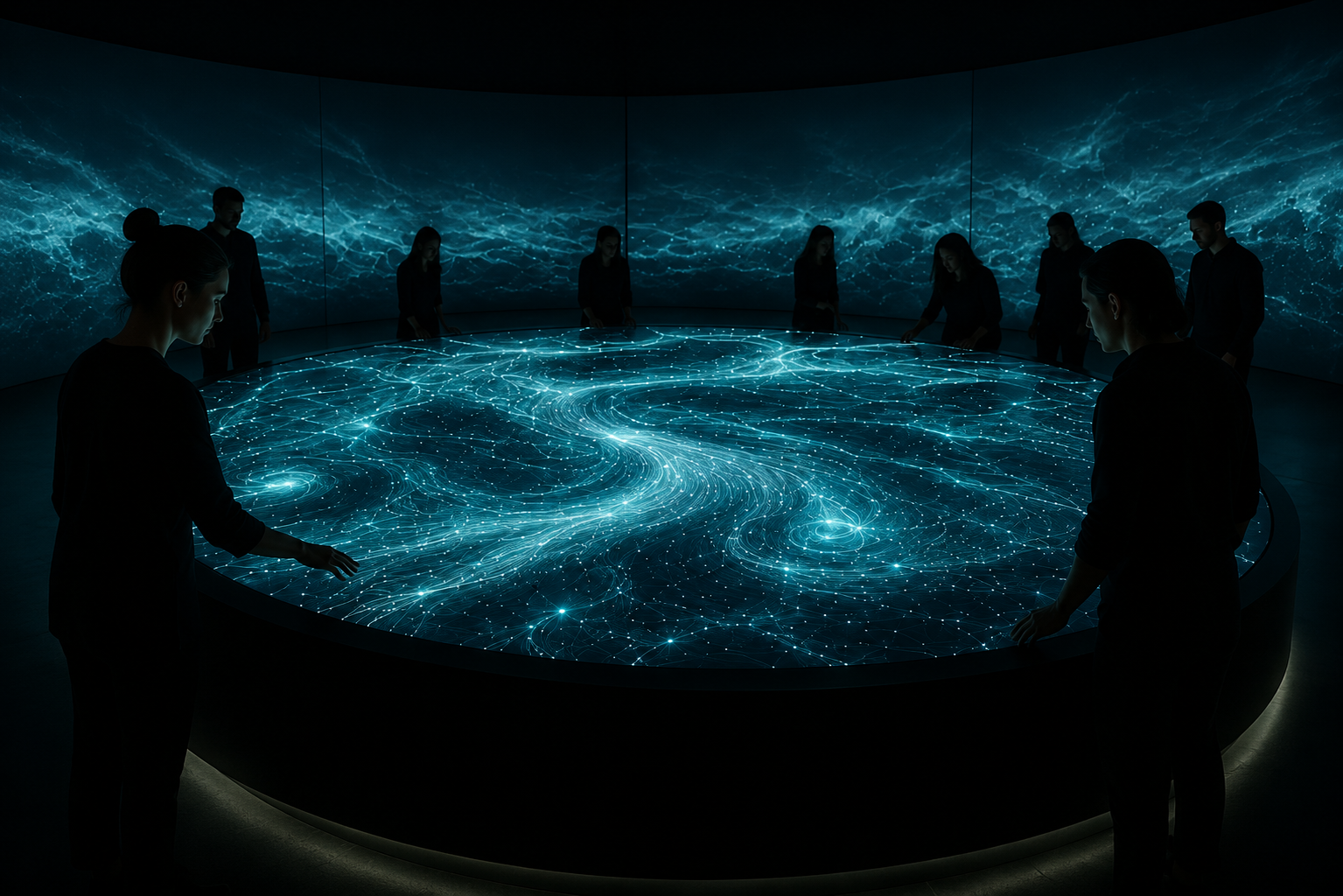 Immersive interactive field installation concept