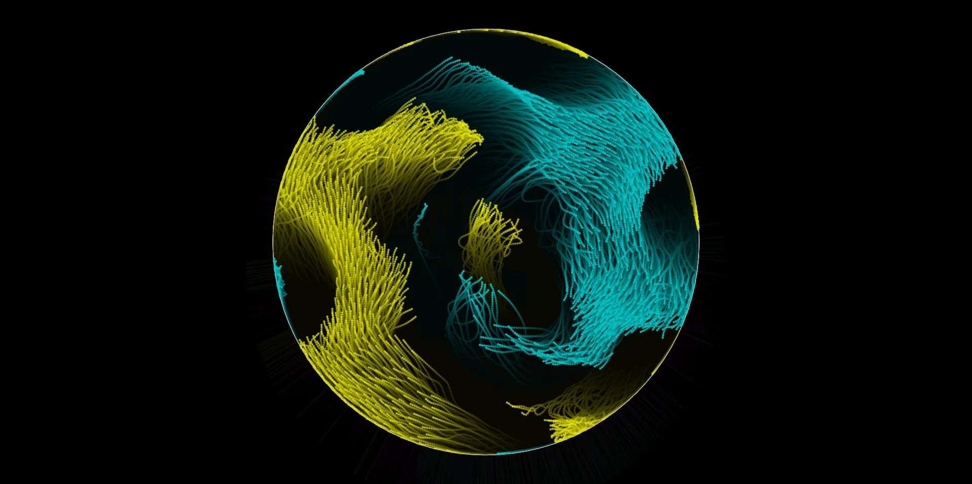 Three interacting influence fields